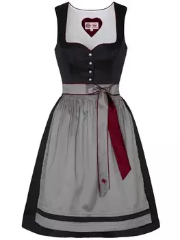 Широкая юбка в сборку SPIETH & WENSKY FC Bayern Bitz, цвет Grey/Anthracite