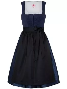 Широкая юбка в сборку SPIETH & WENSKY Felina, цвет Dark blue/Black