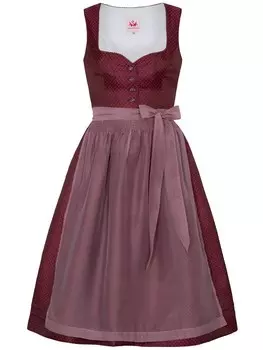 Широкая юбка в сборку SPIETH & WENSKY Flamingo, красный