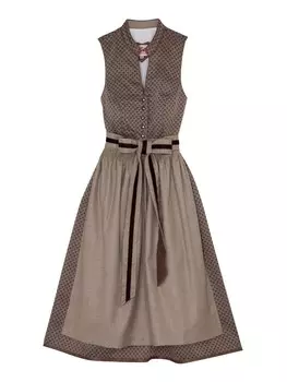 Широкая юбка в сборку SPIETH & WENSKY, коричневый