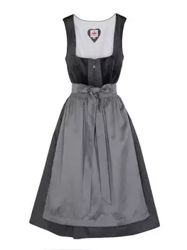 Широкая юбка в сборку SPIETH & WENSKY, серый