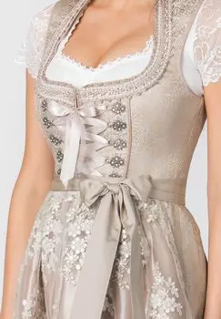 Широкая юбка в сборку Stockerpoint, бежевый