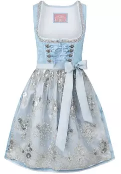 Широкая юбка в сборку STOCKERPOINT Maya, светло-синий