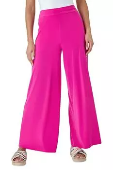 Широкие эластичные брюки Roman, розовый
