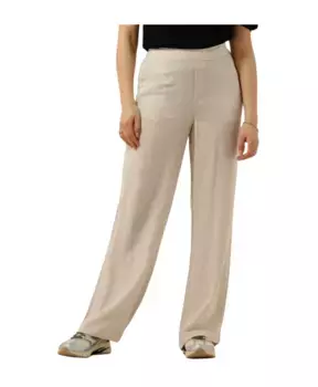 Широкие элегантные брюки Object, бежевый