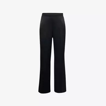 Широкие атласные брюки-смокинг Polo Ralph Lauren, черный