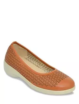 Широкие балетки EE Fit с мягкой стелькой и гибкой стелькой Chums, коричневый