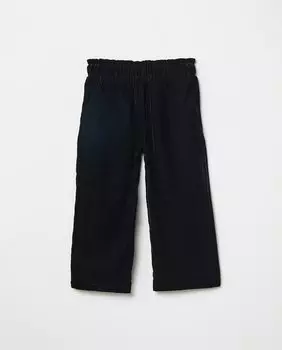 Широкие бархатные брюки Sfera, черный