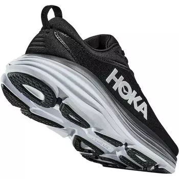Широкие беговые кроссовки Bondi 8 женские HOKA, черный/белый