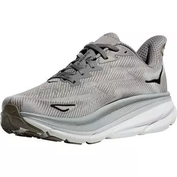 Широкие беговые кроссовки Clifton 9 мужские HOKA, цвет Harbor Mist/Black