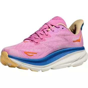 Широкие беговые кроссовки Clifton 9 женские HOKA, цвет Cyclamen/Sweet Lilac