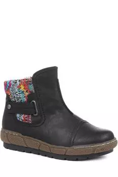 Широкие ботильоны Pavers, черный