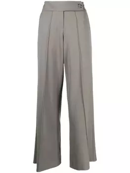 Широкие брюки 0711, зеленый