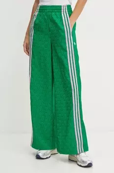 Широкие брюки adidas Originals 70-х годов, зеленый