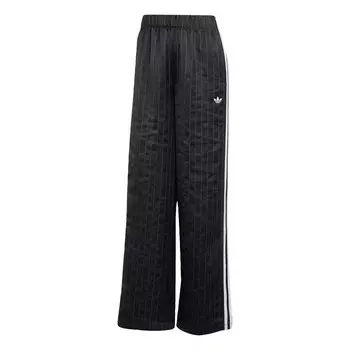 Широкие брюки ADIDAS ORIGINALS, черный