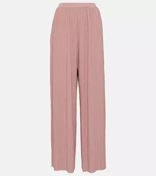Широкие брюки Alfonsa из джерси MAX MARA, розовый