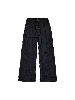 Широкие брюки ALPHA INDUSTRIES, черный