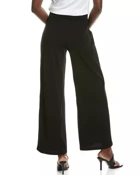 Широкие брюки Anne Klein, черный