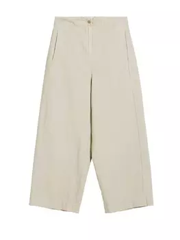 Широкие брюки ARMEDANGELS Carunaa Lino, экрю