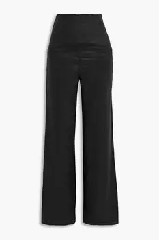 Широкие брюки Auriel из хлопковой вуали NICHOLAS, черный