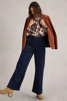 Широкие брюки Belle cord White Stuff, синий