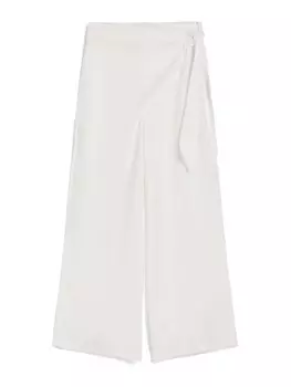 Широкие брюки Bershka, белый