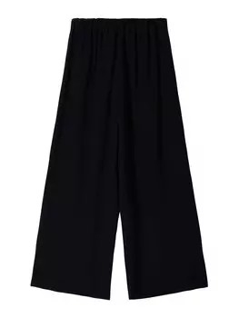 Широкие брюки Bershka, черный