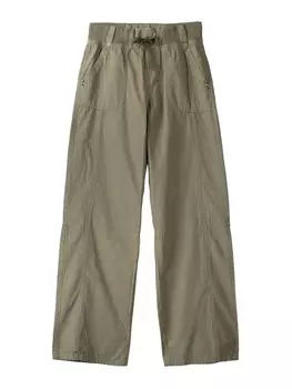 Широкие брюки Bershka, хаки