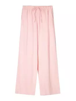 Широкие брюки Bershka, розовый