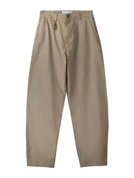 Широкие брюки Bershka, темно-бежевый