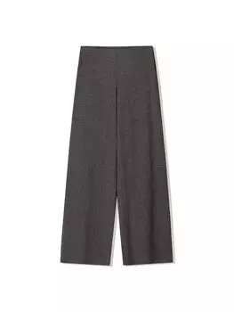 Широкие брюки Bershka, темно-серый