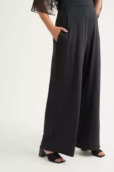 Широкие брюки-бетте Scarlett & Jo, черный