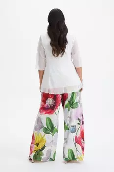 Широкие брюки-бетте Scarlett & Jo, мультиколор