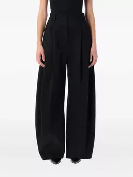 Широкие брюки Billie со складками THELATEST, черный