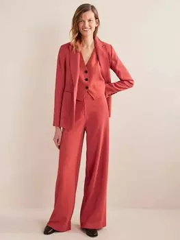 Широкие брюки Boden Clean, красные