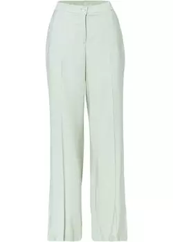 Широкие брюки Bodyflirt, зеленый