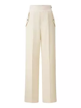 Широкие брюки BOGNER Wide leg Pleated Pants Ilvy, белый