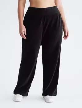 Широкие брюки больших размеров Performance Calvin Klein, черный