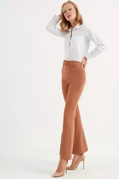 Широкие брюки Bonema, коричневый