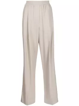 Широкие брюки Brunello Cucinelli, нейтральный