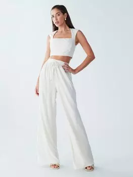 Широкие брюки BWLDR AQUA, белый