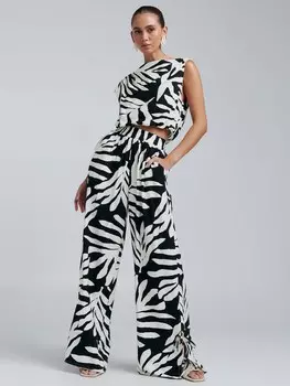 Широкие брюки BWLDR Laila, черный