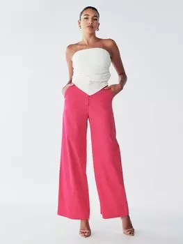 Широкие брюки BWLDR Louanne, розовый