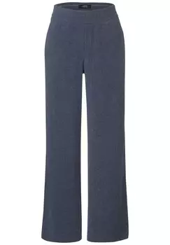 Широкие брюки Cecil, синий джинсовый