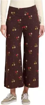 Широкие брюки Chaka Toad&Co, цвет Carob Duo Print