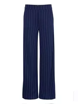 Широкие брюки-чинос ICHI Ruti, морской синий