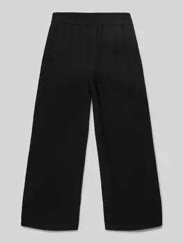 Широкие брюки Comfort Fit с эластичным поясом s.Oliver RED LABEL, черный