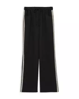 Широкие брюки Crafted REISS, черный