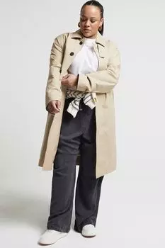 Широкие брюки Curve River Island, синий