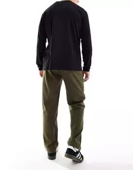 Широкие брюки цвета хаки Bershka эксклюзивно для asos